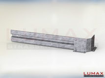 LP-AB-1-340-AE-210 - 0,10x2,10 m, LUMAX-Protect 340 AB-Außeneck-Bausatz-Erweiter. z. Dübeln, 1-holm.