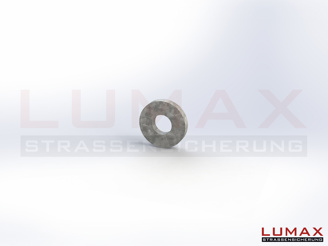 Scheibe (groß) 10,5x25x4 mm, (für M10), RAL-Nr. 040.62; DIN 7349 - LUMAX  Strassensicherung GmbH