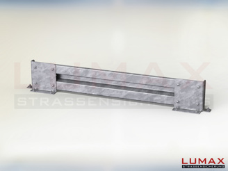 LP-AB-1-340-GRL-203 - 2,03 m, LUMAX-Protect 340 AB-Bausatz zum Dübeln, 1-holmig, Winkel r./l.