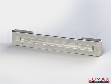 L-IPE-D-1-320-GB-200 - 2,00 m, LUMAX-IPE-Bausatz zum Dübeln auf Beton, 1-holmig, Kopfstücke Profil B