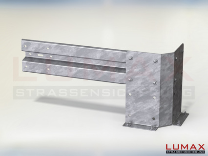 LP-AB-1-670-AE-140 - 0,10x1,40 m, LUMAX-Protect 670 AB-Außeneck-Bausatz-Erweiter. z. Dübeln, 1-holm.