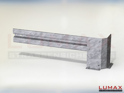 LP-AB-1-670-AE-210 - 0,10x2,10 m, LUMAX-Protect 670 AB-Außeneck-Bausatz-Erweiter. z. Dübeln, 1-holm.
