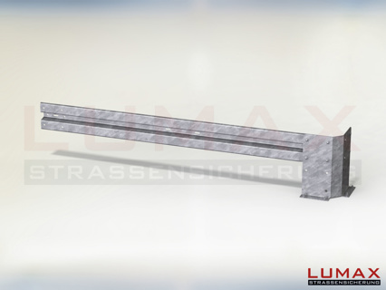 LP-AB-1-670-AE-340 - 0,10x3,40 m, LUMAX-Protect 670 AB-Außeneck-Bausatz-Erweiter. z. Dübeln, 1-holm.