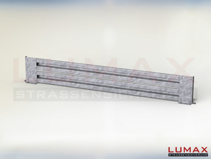 LP-AB-2-670-GRL-433 - 4,33 m, LUMAX-Protect 670 AB-Bausatz zum Dübeln, 2-holmig, Winkel r./l.