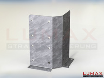 LUMAX-Protect 670 Eckstück, AB außen/IB innen 400x400 mm, Höhe 670 mm