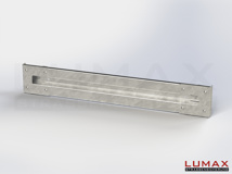 L-IPE-D-1-320-GL-202 - 2,02 m, LUMAX-IPE-Bausatz zum Dübeln auf Beton, 1-holmig, LR-Kopfstücke