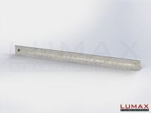 L-IPE-D-1-320-GL-432 - 4,32 m, LUMAX-IPE-Bausatz zum Dübeln auf Beton, 1-holmig, LR-Kopfstücke