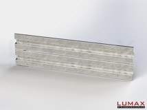 L-IPE-D-2-640-E-200 - 2,00 m, LUMAX-IPE-Bausatz-Erweiterung zum Dübeln auf Beton, 2-holmig
