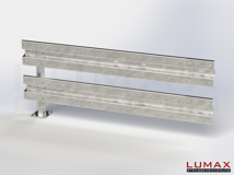 L-IPE-D-2-960-E-200 - 2,00 m, LUMAX-IPE-Bausatz-Erweiterung zum Dübeln auf Beton, 2-holmig