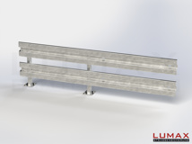 L-IPE-D-2-960-E-300 - 3,00 m, LUMAX-IPE-Bausatz-Erweiterung zum Dübeln auf Beton, 2-holmig