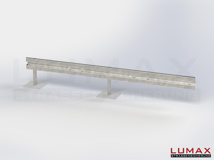 L-IPE-B-1-755-E-400 - 4,00 m, LUMAX-IPE-Bausatz-Erweiterung zum Betonieren, 1-holmig