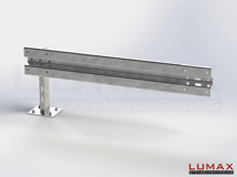 LR-D-1-755-E-170 - 1,70 m, LUMAX-Rail-Bausatz-Erweiterung zum Dübeln auf Beton, 1-holmig