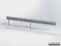 LR-D-1-755-E-400 - 4,00 m, LUMAX-Rail-Bausatz-Erweiterung zum Dübeln auf Beton, 1-holmig