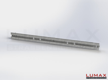 LR-D-1-320-E-400 - 4,00 m, LUMAX-Rail-Bausatz-Erweiterung zum Dübeln auf Beton, 1-holmig