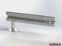 LR-D-1-640-E-120 - 1,20 m, LUMAX-Rail-Bausatz-Erweiterung zum Dübeln auf Beton, 1-holmig