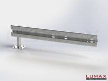 LR-D-1-640-E-200 - 2,00 m, LUMAX-Rail-Bausatz-Erweiterung zum Dübeln auf Beton, 1-holmig