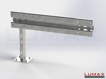 LR-D-1-960-E-120 - 1,20 m, LUMAX-Rail-Bausatz-Erweiterung zum Dübeln auf Beton, 1-holmig