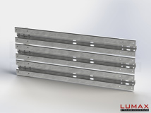 LR-D-3-960-E-200 - 2,00 m, LUMAX-Rail-Bausatz-Erweiterung zum Dübeln auf Beton, 3-holmig