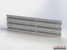 LR-D-3-960-E-300 - 3,00 m, LUMAX-Rail-Bausatz-Erweiterung zum Dübeln auf Beton, 3-holmig