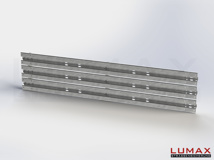LR-D-3-960-E-400 - 4,00 m, LUMAX-Rail-Bausatz-Erweiterung zum Dübeln auf Beton, 3-holmig