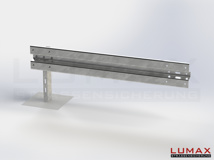 LR-B-1-755-E-170 - 1,70 m, LUMAX-Rail-Bausatz-Erweiterung zum Betonieren, 1-holmig