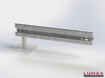 LR-B-1-640-E-150 - 1,50 m, LUMAX-Rail-Bausatz-Erweiterung zum Betonieren, 1-holmig