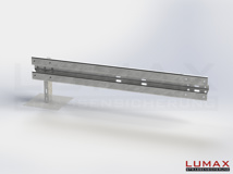 LR-B-1-640-E-200 - 2,00 m, LUMAX-Rail-Bausatz-Erweiterung zum Betonieren, 1-holmig