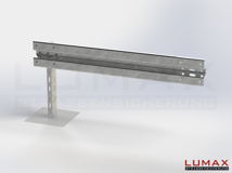 LR-B-1-960-E-170 - 1,70 m, LUMAX-Rail-Bausatz-Erweiterung zum Betonieren, 1-holmig