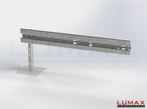 LR-B-1-960-E-200 - 2,00 m, LUMAX-Rail-Bausatz-Erweiterung zum Betonieren, 1-holmig