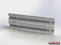 LR-B-2-640-E-150 - 1,50 m, LUMAX-Rail-Bausatz-Erweiterung zum Betonieren, 2-holmig