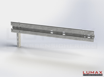 LR-R-1-755-E-200 - 2,00 m, LUMAX-Rail-Bausatz-Erweiterung zum Rammen, 1-holmig
