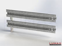 LR-R-2-960-E-170 - 1,70 m, LUMAX-Rail-Bausatz-Erweiterung zum Rammen, 2-holmig