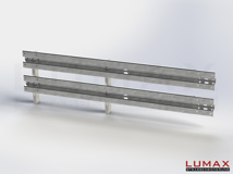 LR-R-2-960-E-300 - 3,00 m, LUMAX-Rail-Bausatz-Erweiterung zum Rammen, 2-holmig