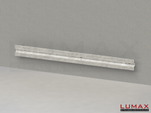 LR-WC-1-310-E-300 - 3,00 m, LUMAX-Rail-Bausatz-Erweiterung für Wandmontage (C125), 1-holmig