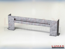 LP-AB-1-670-GE-233 - 2,33 m, LUMAX-Protect 670 AB-Bausatz zum Dübeln, 1-holmig, Eckwinkel