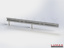 LR-D-1-640-E-400 - 4,00 m, LUMAX-Rail-Bausatz-Erweiterung zum Dübeln auf Beton, 1-holmig
