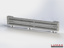 LR-D-2-755-GB-380 - 3,80 m, LUMAX-Rail-Bausatz zum Dübeln auf Beton, 2-holmig, Kopfstücke Profil B